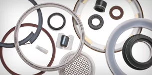 Elastomeric belts and washers for sealing applications