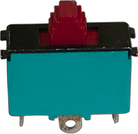 Slide Switch with panel mounting and solder terminals